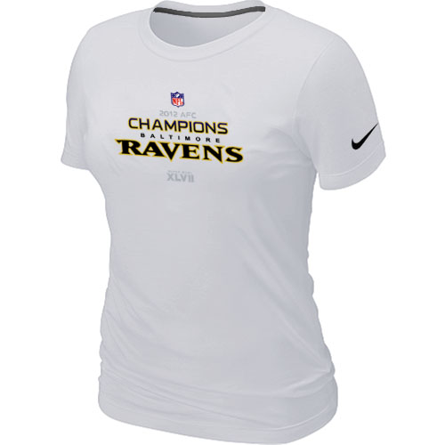 Nike Baltimore Ravens 2012 AFC Conference Champions Trophy Collection Long Women's White T-Shirt,We sell and wholesale Nike Baltimore Ravens 2012 AFC Conference Champions Trophy Collection Long Women's White T-Shirt on line form chian!