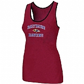 Nike Baltimore Ravens Heart x26 Soul Tri-Blend Racerback stretch Tank Top Red,baseball caps,new era cap wholesale,wholesale hats