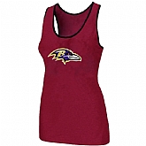 Nike Baltimore Ravens Ladies Big Logo Tri-Blend Racerback stretch Tank Top Red,baseball caps,new era cap wholesale,wholesale hats
