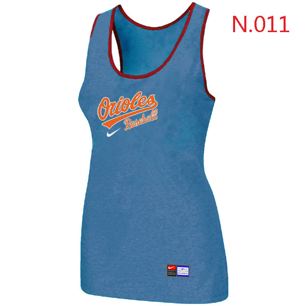 Nike Baltimore orioles Tri-Blend Racerback stretch Tank Top L.Blue,We sell and wholesale Nike Baltimore orioles Tri-Blend Racerback stretch Tank Top L.Blue on line form chian!