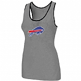 Nike Buffalo Bills Ladies Big Logo Tri-Blend Racerback stretch Tank Top L.grey,baseball caps,new era cap wholesale,wholesale hats