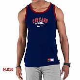 Nike Chicago Cubs Home Practice men Tank Top D.Blue,baseball caps,new era cap wholesale,wholesale hats