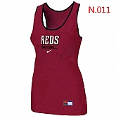 Nike Cincinnati Reds Tri-Blend Racerback stretch Tank Top Red,baseball caps,new era cap wholesale,wholesale hats