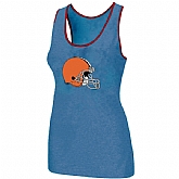 Nike Cleveland Browns Ladies Big Logo Tri-Blend Racerback stretch Tank Top L.Blue,baseball caps,new era cap wholesale,wholesale hats