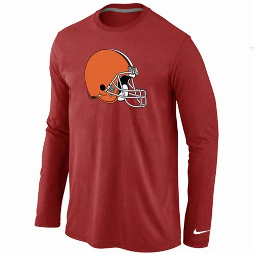 Nike Cleveland Browns Logo Long Sleeve T-Shirt Red,We sell and wholesale Nike Cleveland Browns Logo Long Sleeve T-Shirt Red on line form chian!