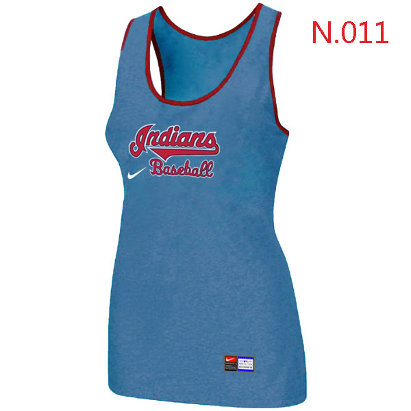 Nike Cleveland Indians Tri-Blend Racerback stretch Tank Top L.Blue,We sell and wholesale Nike Cleveland Indians Tri-Blend Racerback stretch Tank Top L.Blue on line form chian!
