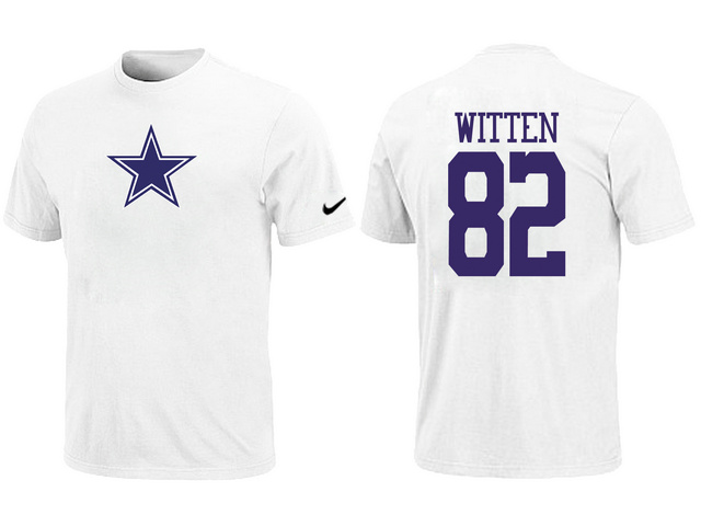 Nike Dallas Cowboys 82 WITTEN Name & Number T-Shirt White,We sell and wholesale Nike Dallas Cowboys 82 WITTEN Name & Number T-Shirt White on line form chian!
