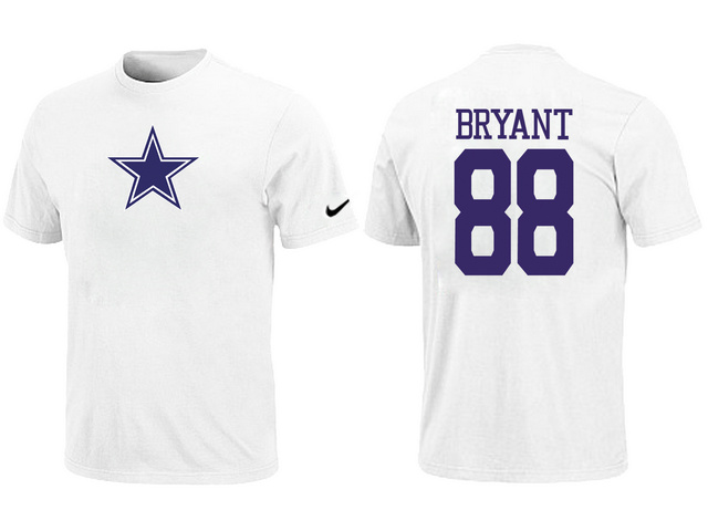 Nike Dallas Cowboys 88 BRYANT Name & Number T-Shirt White,We sell and wholesale Nike Dallas Cowboys 88 BRYANT Name & Number T-Shirt White on line form chian!