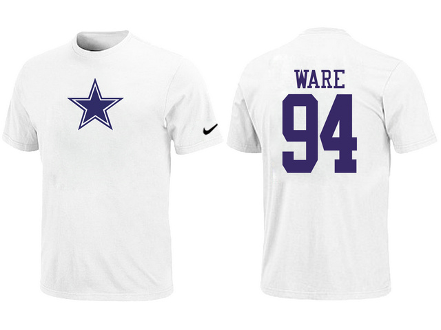 Nike Dallas Cowboys 94 WARE Name & Number T-Shirt White,We sell and wholesale Nike Dallas Cowboys 94 WARE Name & Number T-Shirt White on line form chian!