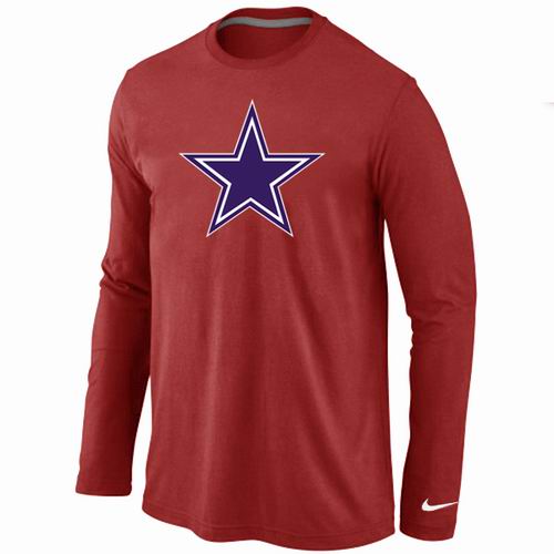 Nike Dallas Cowboys Logo Long Sleeve T-Shirt Red,We sell and wholesale Nike Dallas Cowboys Logo Long Sleeve T-Shirt Red on line form chian!