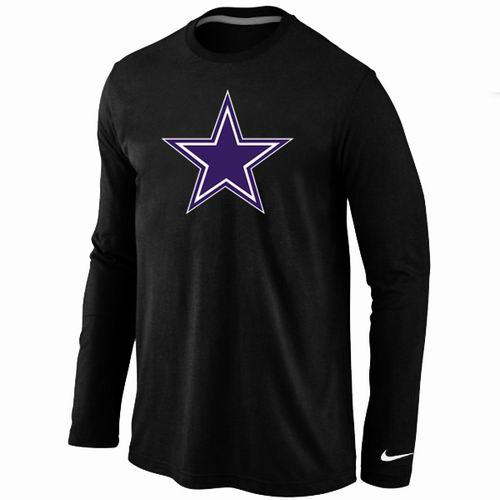 Nike Dallas Cowboys Logo Long Sleeve T-Shirt black,We sell and wholesale Nike Dallas Cowboys Logo Long Sleeve T-Shirt black on line form chian!