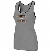 Nike Denver Broncos Heart x26 Soul Tri-Blend Racerback stretch Tank Top L.grey,baseball caps,new era cap wholesale,wholesale hats