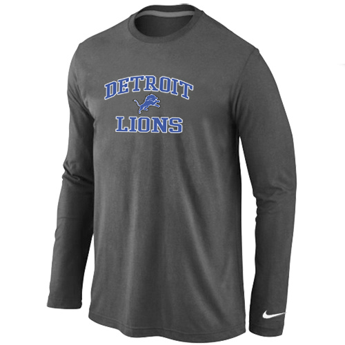 Nike Detroit Lions Heart & Soul Long Sleeve T-Shirt D.Gray,We sell and wholesale Nike Detroit Lions Heart & Soul Long Sleeve T-Shirt D.Gray on line form chian!