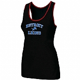 Nike Detroit Lions Heart x26 Soul Tri-Blend Racerback stretch Tank Top Black,baseball caps,new era cap wholesale,wholesale hats
