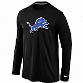 Nike Detroit Lions Logo Long Sleeve T-Shirt black