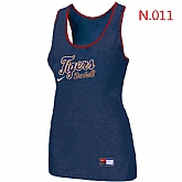Nike Detroit Tigers Tri-Blend Racerback stretch Tank Top Blue,baseball caps,new era cap wholesale,wholesale hats