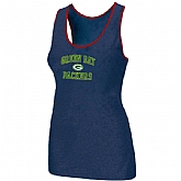 Nike Green Bay Packers Heart x26 Soul Tri-Blend Racerback stretch Tank Top Blue,baseball caps,new era cap wholesale,wholesale hats