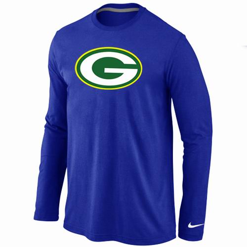 Nike Green Bay Packers Logo Long Sleeve T-Shirt Blue,We sell and wholesale Nike Green Bay Packers Logo Long Sleeve T-Shirt Blue on line form chian!