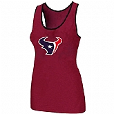 Nike Houston Texans Ladies Big Logo Tri-Blend Racerback stretch Tank Top Red,baseball caps,new era cap wholesale,wholesale hats