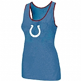 Nike Indianapolis Colts Ladies Big Logo Tri-Blend Racerback stretch Tank Top L.Blue,baseball caps,new era cap wholesale,wholesale hats