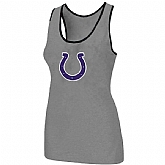 Nike Indianapolis Colts Ladies Big Logo Tri-Blend Racerback stretch Tank Top L.grey,baseball caps,new era cap wholesale,wholesale hats