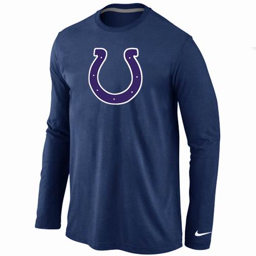 Nike Indianapolis Colts Logo Long Sleeve T-Shirt D.Blue,We sell and wholesale Nike Indianapolis Colts Logo Long Sleeve T-Shirt D.Blue on line form chian!