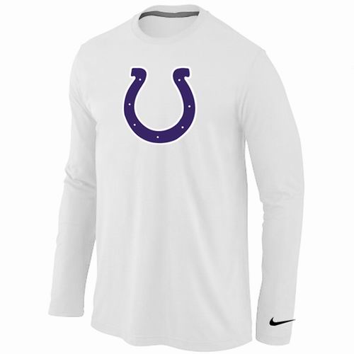 Nike Indianapolis Colts Logo Long Sleeve T-Shirt White,We sell and wholesale Nike Indianapolis Colts Logo Long Sleeve T-Shirt White on line form chian!