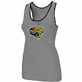 Nike Jacksonville Jaguars Ladies Big Logo Tri-Blend Racerback stretch Tank Top L.grey,baseball caps,new era cap wholesale,wholesale hats