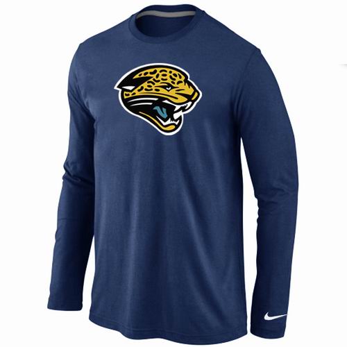 Nike Jacksonville Jaguars Logo Long Sleeve T-Shirt D.Blue,We sell and wholesale Nike Jacksonville Jaguars Logo Long Sleeve T-Shirt D.Blue on line form chian!