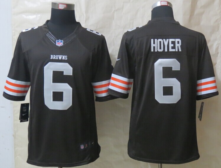 Nike Limited Cleveland Browns #6 Hoyer Brown Jerseys,We sell and wholesale Nike Limited Cleveland Browns #6 Hoyer Brown Jerseys on line form chian!