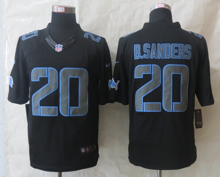 Nike Limited Detroit Lions #20 B.Sanders Impact Black Jerseys,We sell and wholesale Nike Limited Detroit Lions #20 B.Sanders Impact Black Jerseys on line form chian!