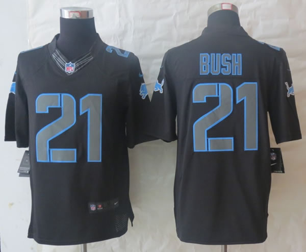 Nike Limited Detroit Lions #21 Bush Impact Black Jerseys,We sell and wholesale Nike Limited Detroit Lions #21 Bush Impact Black Jerseys on line form chian!