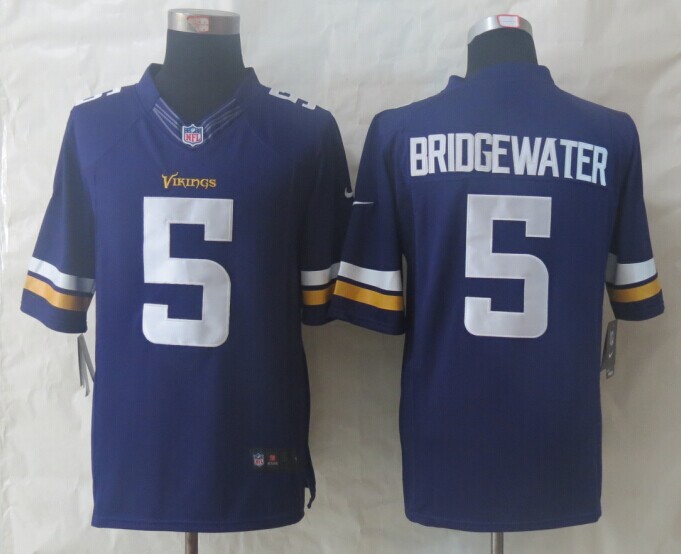 Nike Limited Minnesota Vikings #5 Bridgewater Purple Jerseys,We sell and wholesale Nike Limited Minnesota Vikings #5 Bridgewater Purple Jerseys on line form chian!