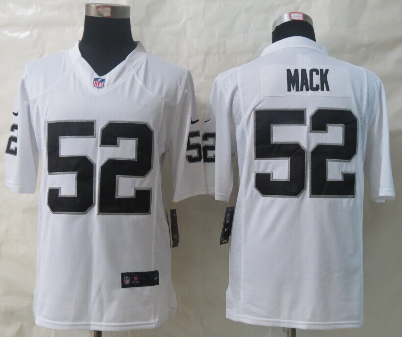Nike Limited Oakland Raiders #52 Mack White Jerseys,We sell and wholesale Nike Limited Oakland Raiders #52 Mack White Jerseys on line form chian!