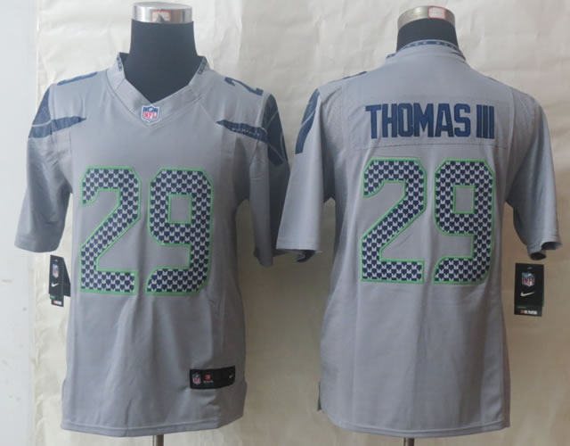 Nike Limited Seattle Seahawks #29 Thomas III Grey Jerseys,We sell and wholesale Nike Limited Seattle Seahawks #29 Thomas III Grey Jerseys on line form chian!