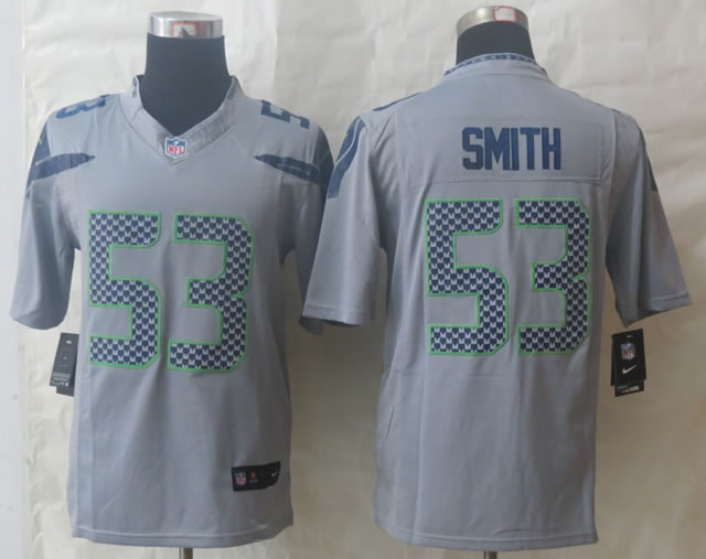 Nike Limited Seattle Seahawks #53 Smith Grey Jerseys,We sell and wholesale Nike Limited Seattle Seahawks #53 Smith Grey Jerseys on line form chian!