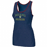 Nike Miami Dolphins Heart x26 Soul Tri-Blend Racerback stretch Tank Top Blue,baseball caps,new era cap wholesale,wholesale hats