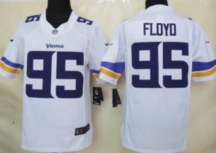 Nike Minnesota Vikings #95 Sharrif Floyd 2013 White Limited Jerseys,We sell and wholesale Nike Minnesota Vikings #95 Sharrif Floyd 2013 White Limited Jerseys on line form chian!
