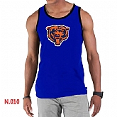 Nike NFL Chicago Bears Sideline Legend Authentic Logo men Tank Top Blue 2,baseball caps,new era cap wholesale,wholesale hats