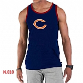 Nike NFL Chicago Bears Sideline Legend Authentic Logo men Tank Top D.Blue,baseball caps,new era cap wholesale,wholesale hats