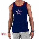 Nike NFL Dallas cowboys Sideline Legend Authentic Logo men Tank Top D.Blue,baseball caps,new era cap wholesale,wholesale hats