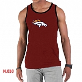 Nike NFL Denver Broncos Sideline Legend Authentic Logo men Tank Top Red,baseball caps,new era cap wholesale,wholesale hats