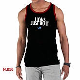 Nike NFL Detroit Lions Sideline Legend Authentic Logo men Tank Top Black 2,baseball caps,new era cap wholesale,wholesale hats