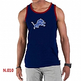 Nike NFL Detroit Lions Sideline Legend Authentic Logo men Tank Top D.Blue,baseball caps,new era cap wholesale,wholesale hats