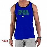 Nike NFL Green Bay Packers Sideline Legend Authentic Logo men Tank Top Blue 3,baseball caps,new era cap wholesale,wholesale hats