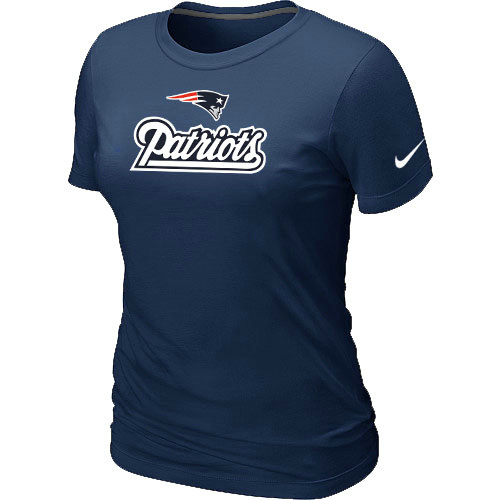 Nike New England Patriots Authentic Logo Women's T-Shirt D.Blue,We sell and wholesale Nike New England Patriots Authentic Logo Women's T-Shirt D.Blue on line form chian!