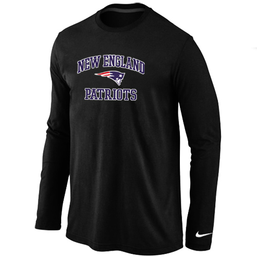 Nike New England Patriots Heart & Soul Long Sleeve T-Shirt Black,We sell and wholesale Nike New England Patriots Heart & Soul Long Sleeve T-Shirt Black on line form chian!