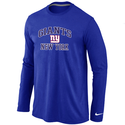 Nike New York Giants Heart & Soul Long Sleeve T-Shirt Blue,We sell and wholesale Nike New York Giants Heart & Soul Long Sleeve T-Shirt Blue on line form chian!