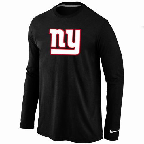 Nike New York Giants Logo Long Sleeve T-Shirt black,We sell and wholesale Nike New York Giants Logo Long Sleeve T-Shirt black on line form chian!