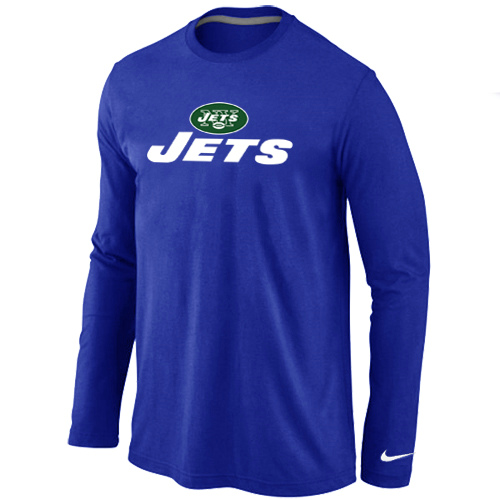 Nike New York Jets Authentic Logo Long Sleeve T-Shirt Blue,We sell and wholesale Nike New York Jets Authentic Logo Long Sleeve T-Shirt Blue on line form chian!